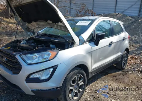 2018 Ford Ecosport S from USA, damaged, VIN MAJ6P1SL0JC233076